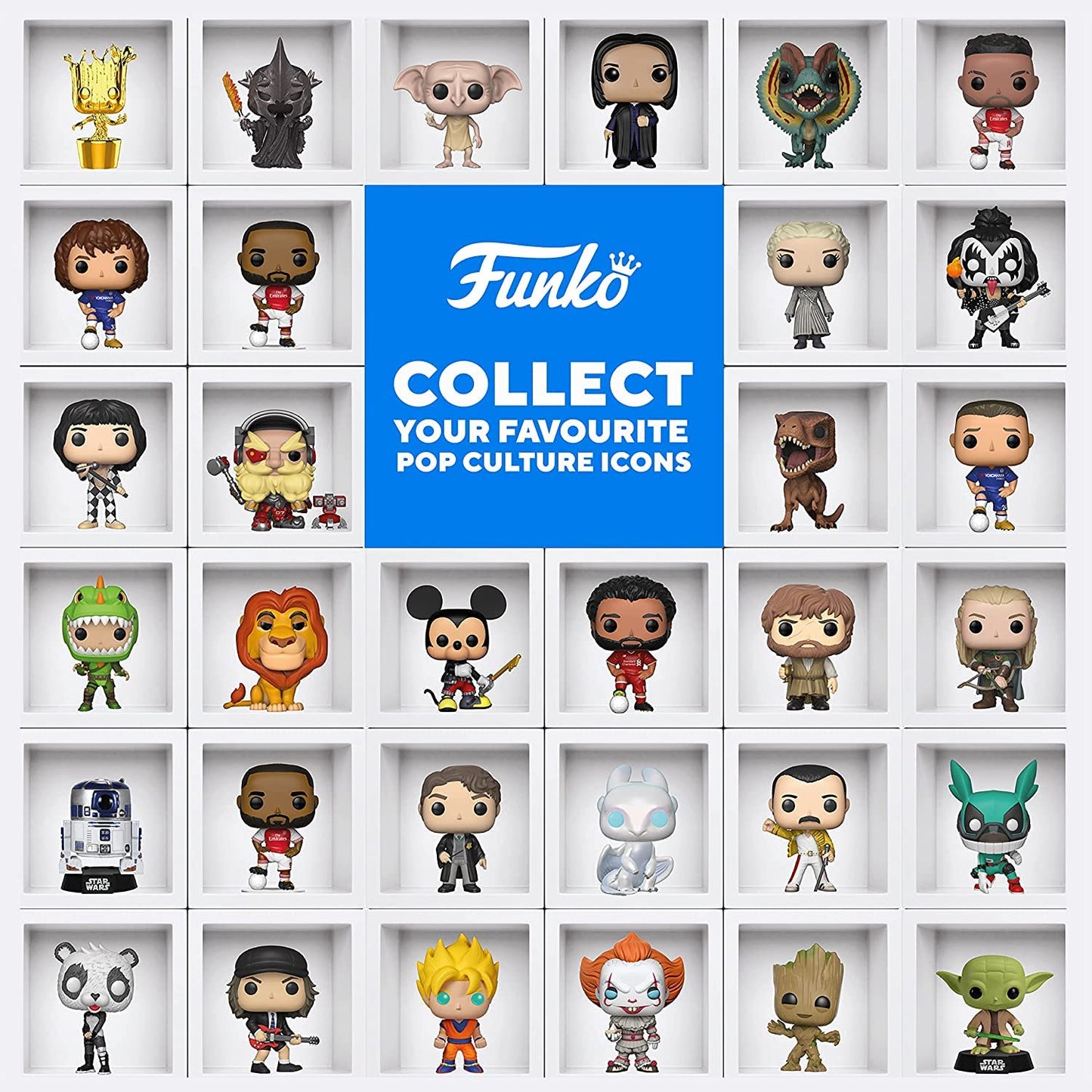 Funko Bitty POP! Star Wars - Luke Skywalker?, Obi-Wan Kenobi?, Jawa? and A Surprise Mystery Mini Figure - 0.9 Inch (2.2 Cm) Collectable - Stackable Display Shelf Included - Gift Idea - Cake Topper