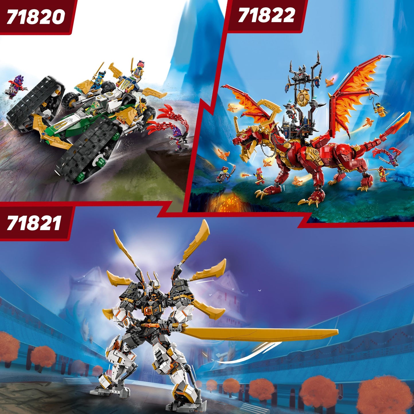 LEGO NINJAGO Zane?s Ice Motorcycle Toy for 7 Plus Year Old Boys & Girls, Dragons Rising Motorbike Set with a Zane Character Minifigure, Ninja Adventure Playset, Small Vehicle Gift for Kids 71816