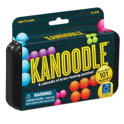Learning Resources Kanoodle 3D Brain Teaser Puzzle, Travel Game for Adults and Kids Ages 7 8 9 10+, Gift for Boys & Girls, Featuring 200 Challenges