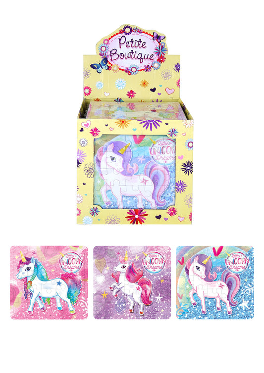 Henbrandt 6x Children?s Mini Unicorn Jigsaw Puzzles 25-Piece Mini Jigsaws for Kids Toys Party Bag Fillers Lucky Dip Class Gifts Home School Rewards