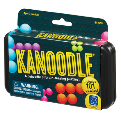 Learning Resources Kanoodle 3D Brain Teaser Puzzle, Travel Game for Adults and Kids Ages 7 8 9 10+, Gift for Boys & Girls, Featuring 200 Challenges