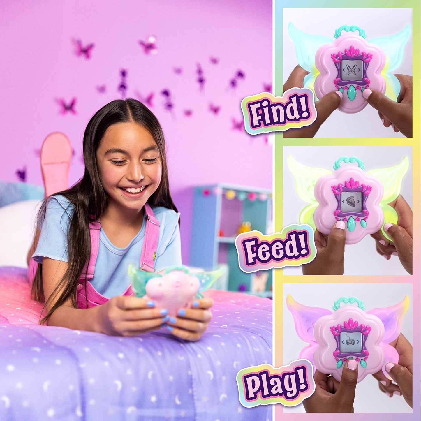 Got2Glow Baby Fairy Finder ? Magic Fairy Jar Includes 20+ Virtual Baby Fairies ? Find Fairies On-The-Go
