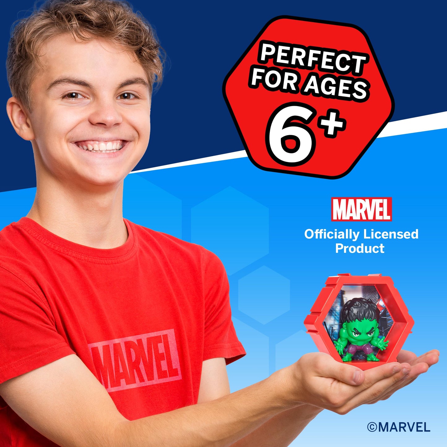 WOW! PODS Avengers Collection | Superhero Light-Up Bobble-Head Figure | Official Marvel Toys, Collectables & Gifts